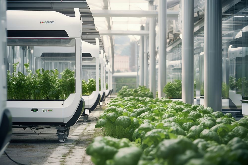 Agriculture greenhouse outdoors vehicle. 