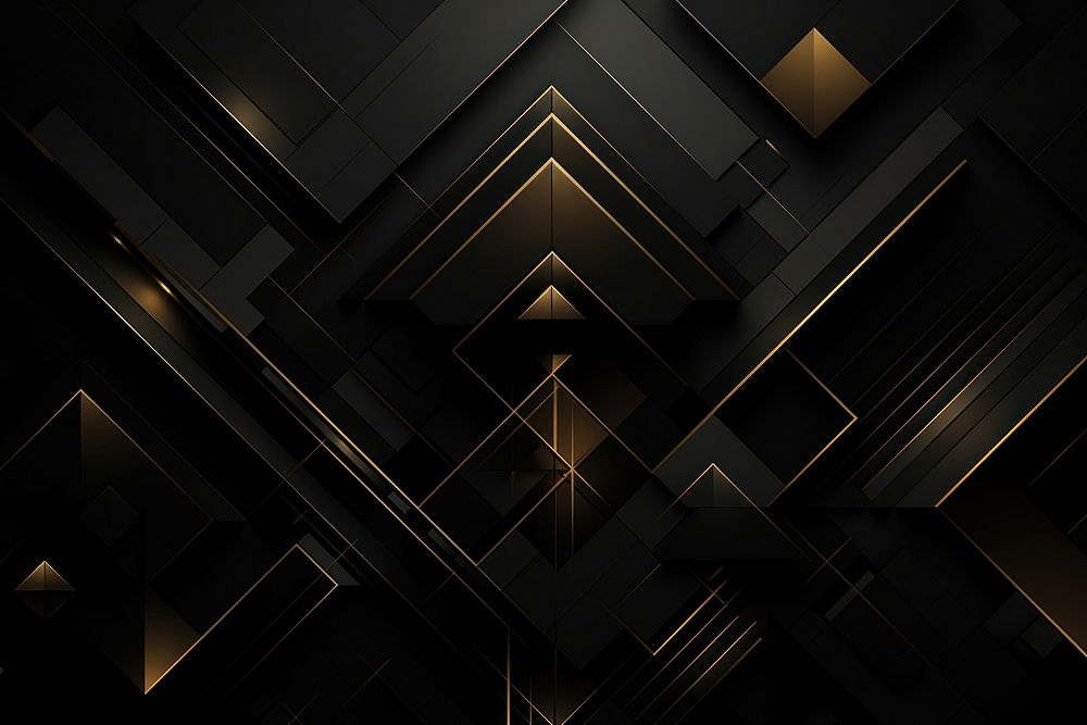 Geometric black background backgrounds abstract architecture. AI generated Image by rawpixel.