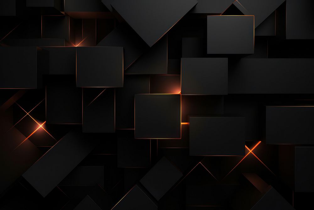 Geometric black background backgrounds abstract technology. AI generated Image by rawpixel.