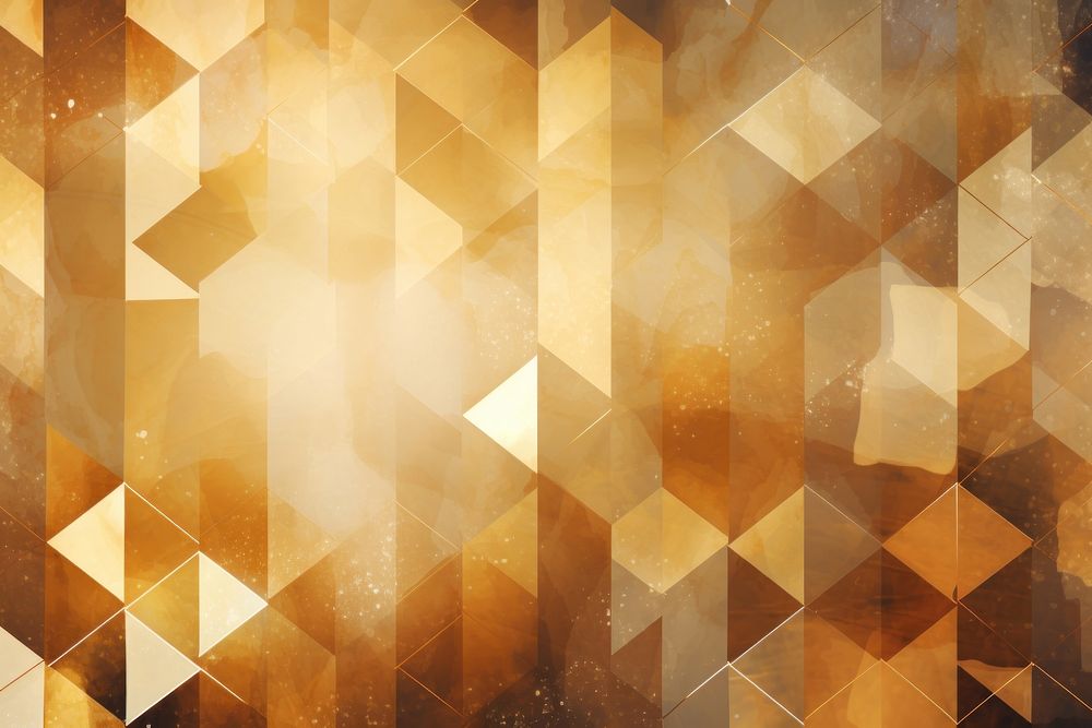 Geometric gold background backgrounds abstract pattern. AI generated Image by rawpixel.