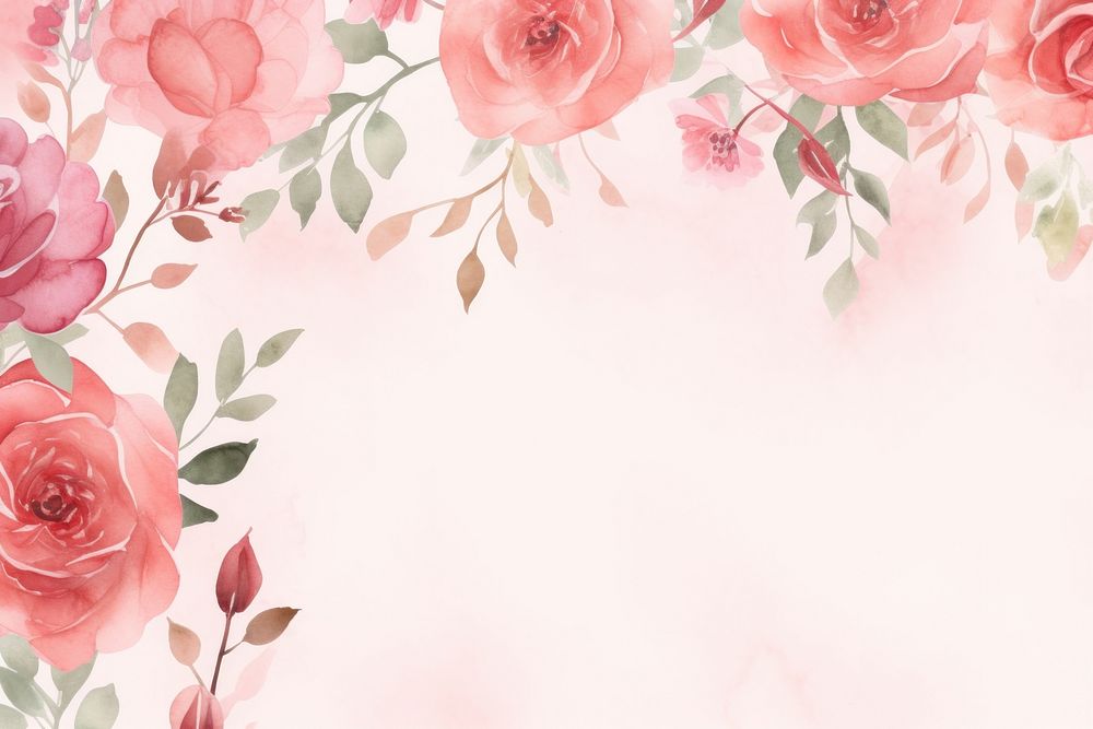 Rose backgrounds pattern flower. AI generated Image by rawpixel.