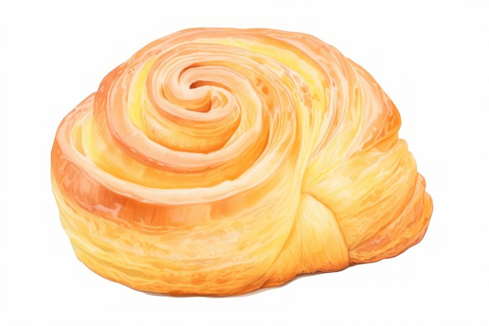 Croissant dessert pastry bread. AI generated Image by rawpixel.
