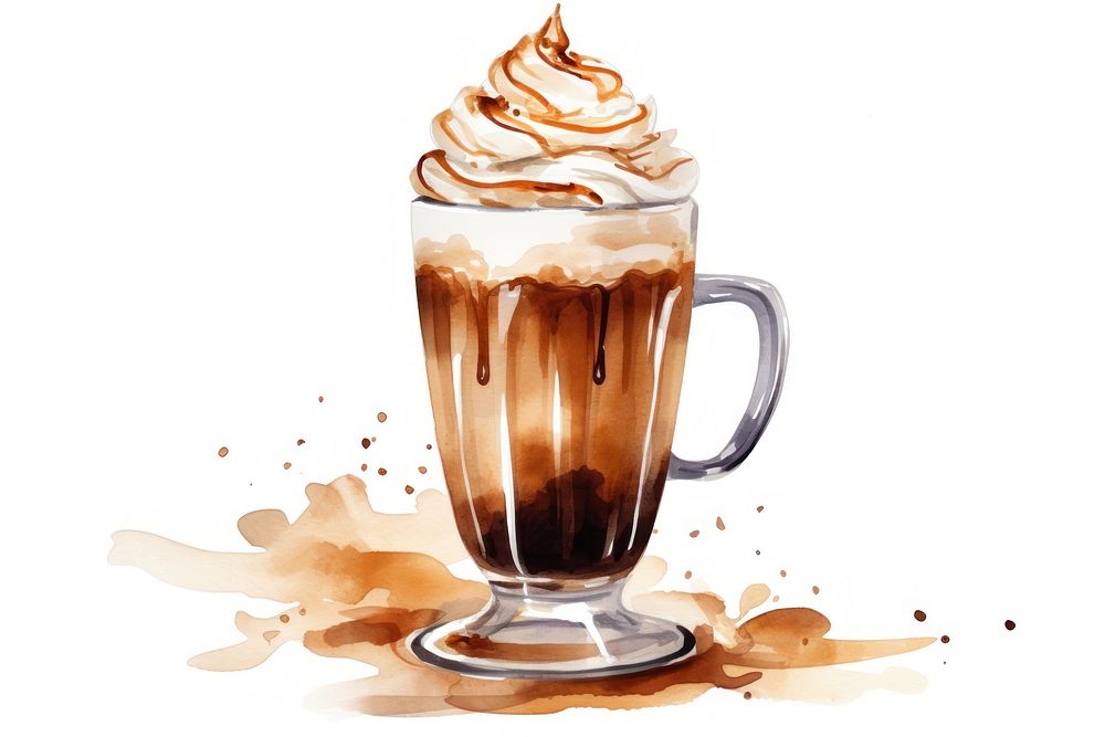 Dessert coffee drink cup. AI generated Image by rawpixel.