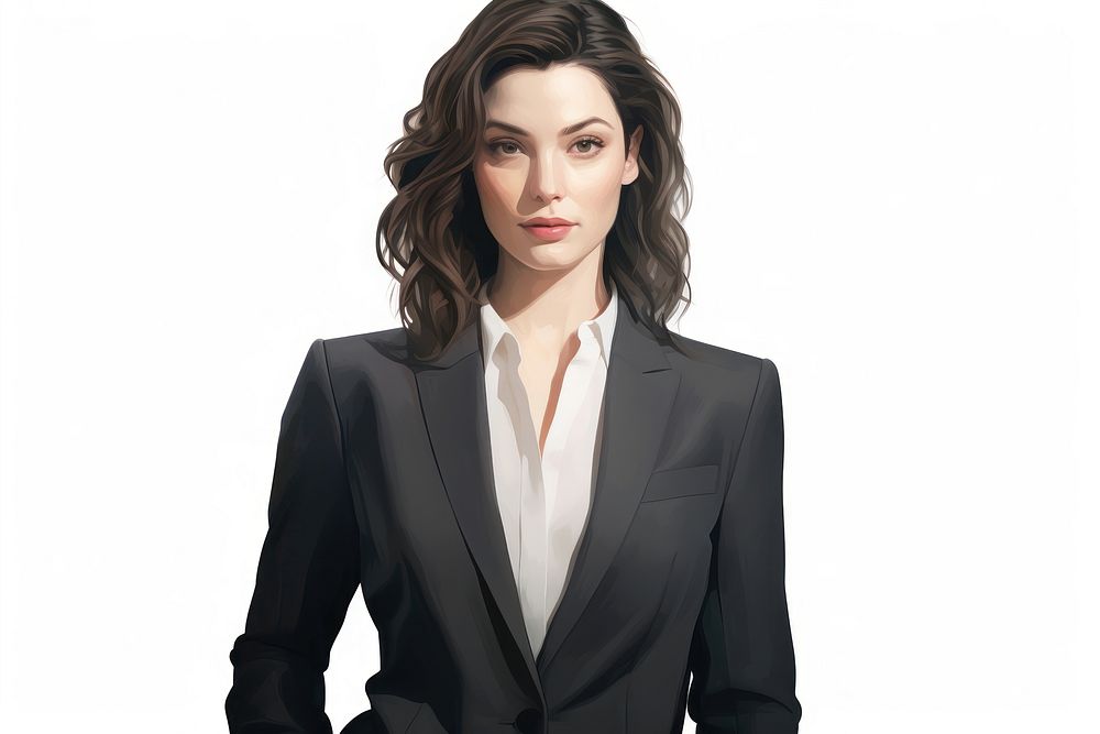 Portrait blazer adult woman. AI generated Image by rawpixel.
