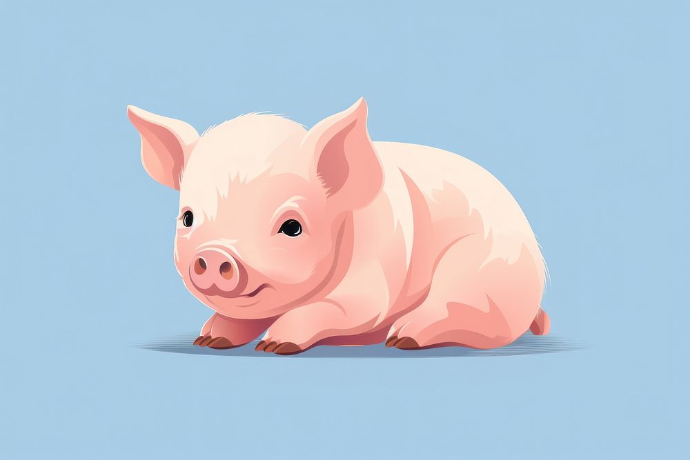 Pig Animal Mammal Investment. Ai 