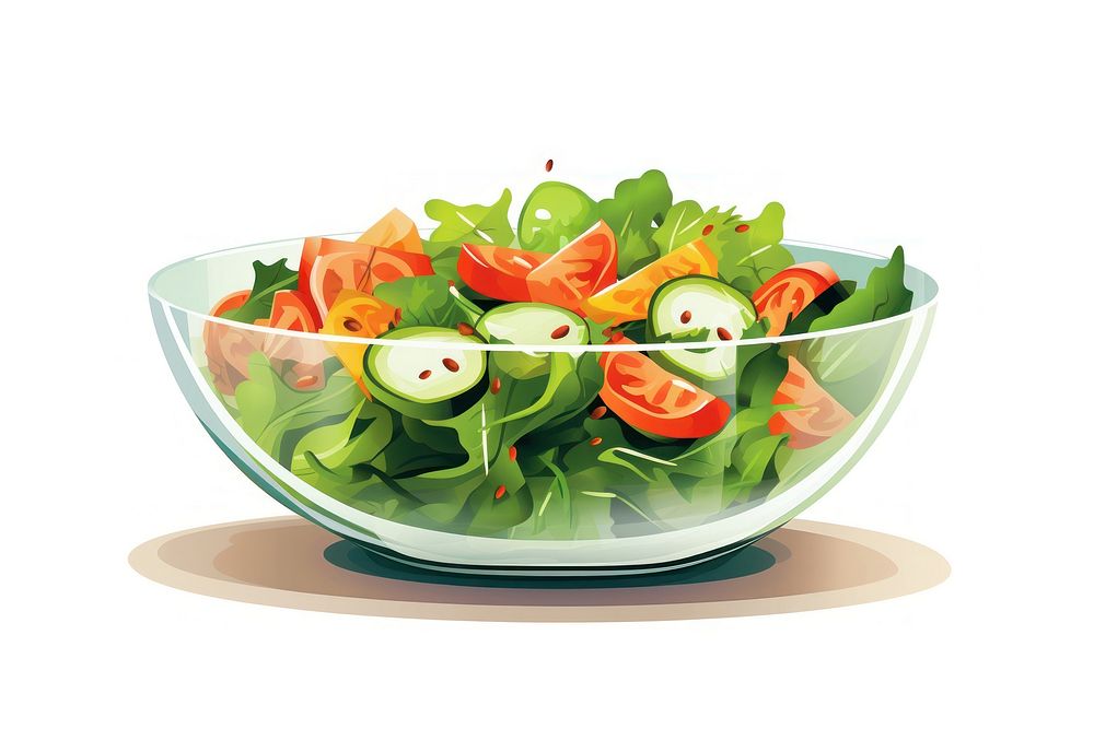 Vegetable salad plant food. AI generated Image by rawpixel.
