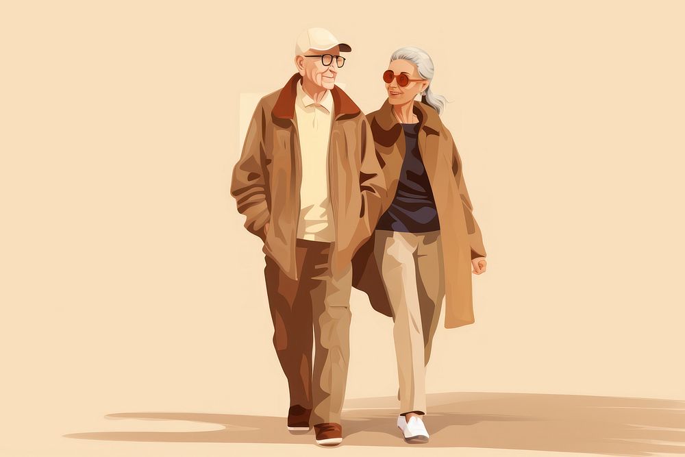 Overcoat portrait glasses adult. AI generated Image by rawpixel.