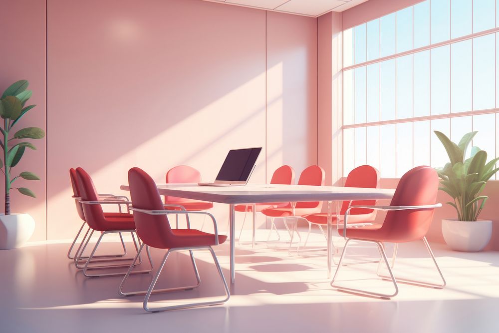 Meeting room furniture office table.