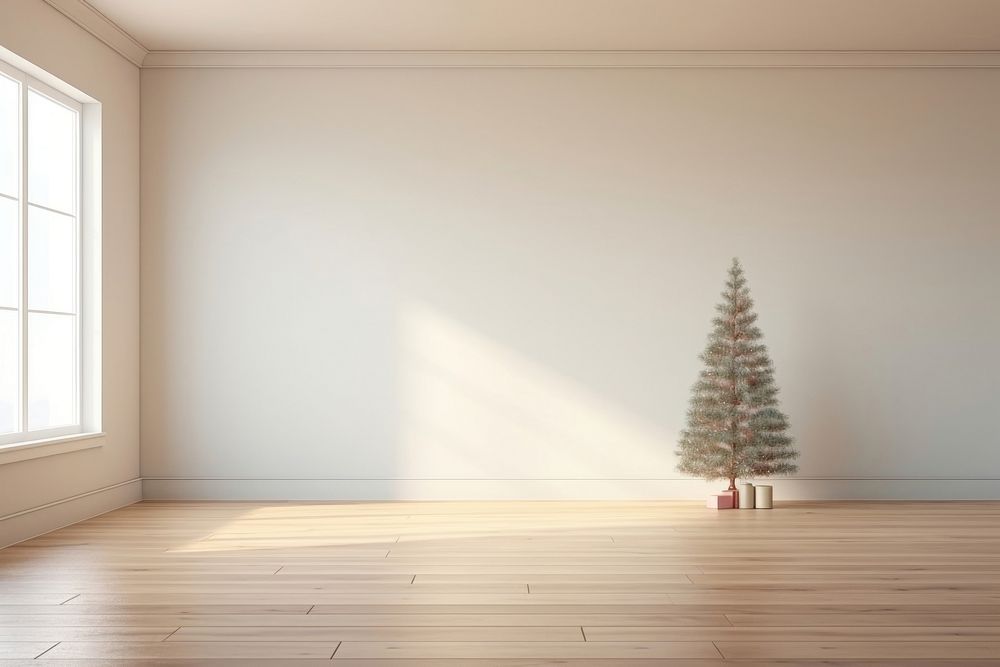 Christmas floor plant tree. AI generated Image by rawpixel.