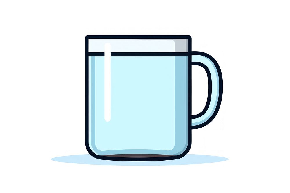 Glass cup tableware drink. AI generated Image by rawpixel.