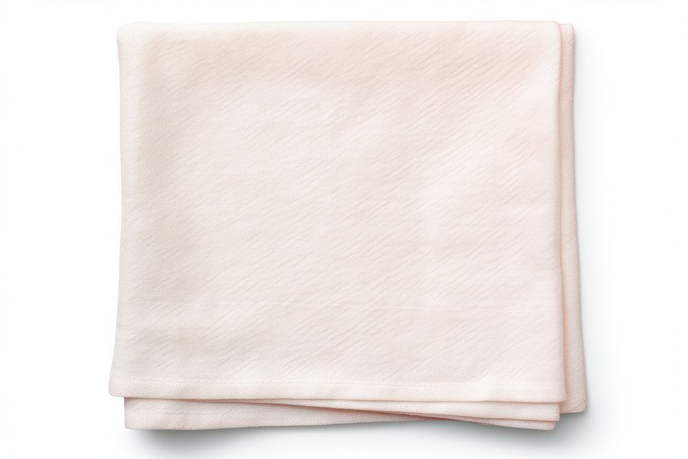 Towel white background accessories simplicity, digital paint illustration. AI generated image