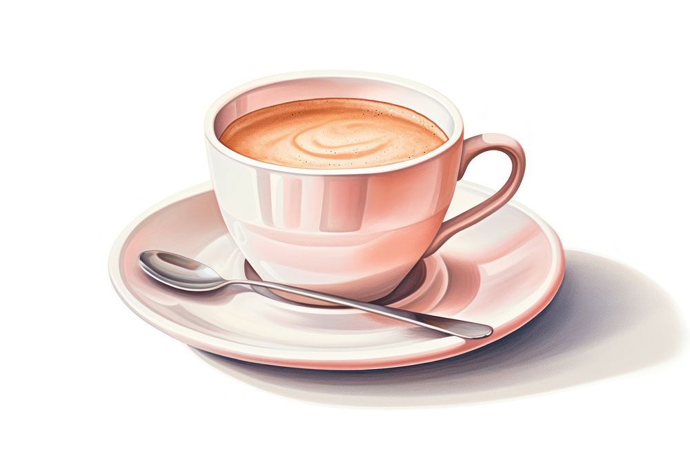 Coffee cup espresso saucer. AI generated Image by rawpixel.