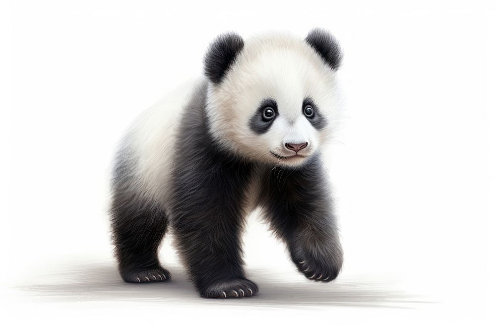 Wildlife animal mammal panda. AI generated Image by rawpixel.