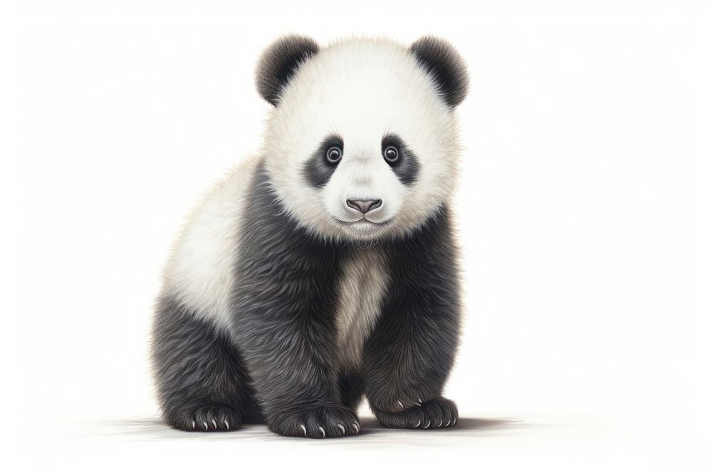 Wildlife animal mammal panda. AI generated Image by rawpixel.