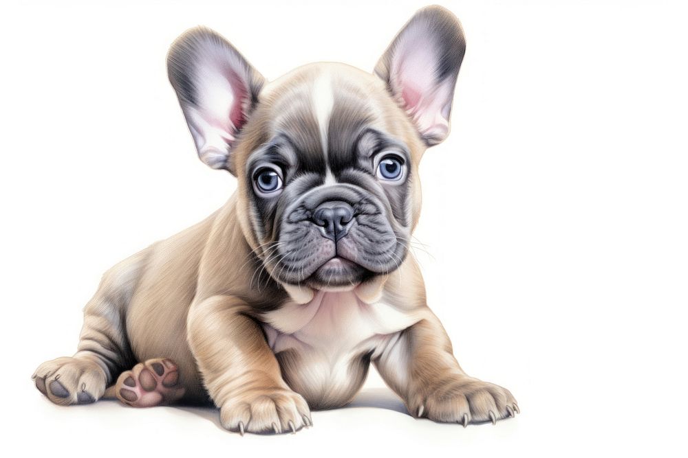 Bulldog animal mammal puppy. AI generated Image by rawpixel.