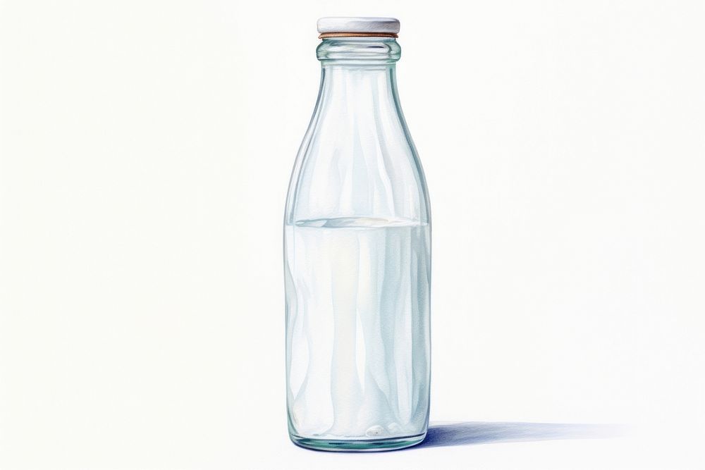 Bottle glass drink milk, digital | Free Photo Illustration - rawpixel