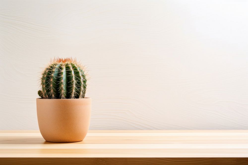 Cactus plant houseplant windowsill. AI generated Image by rawpixel.