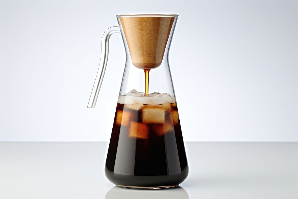 Glass cup coffeemaker refreshment. AI generated Image by rawpixel.