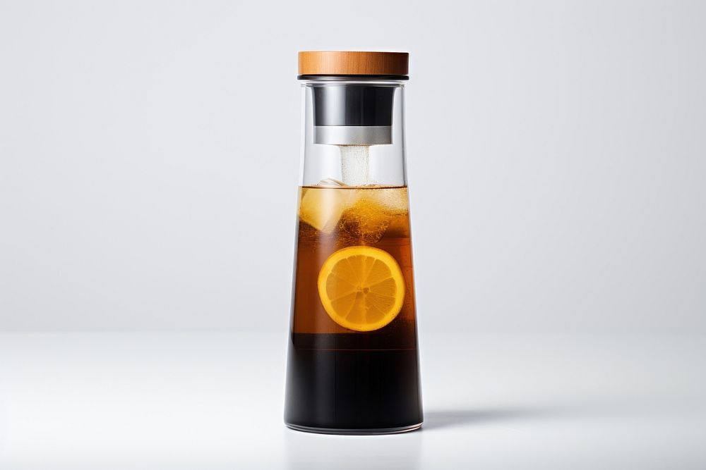 Bottle glass drink fruit. AI generated Image by rawpixel.