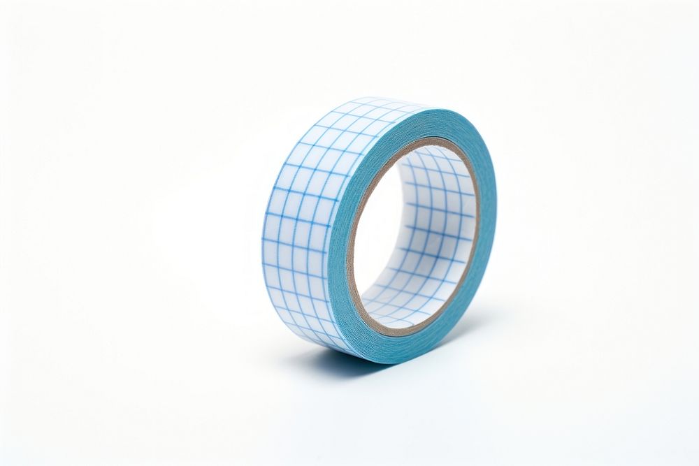 Washi tape pattern blue white background. AI generated Image by rawpixel.