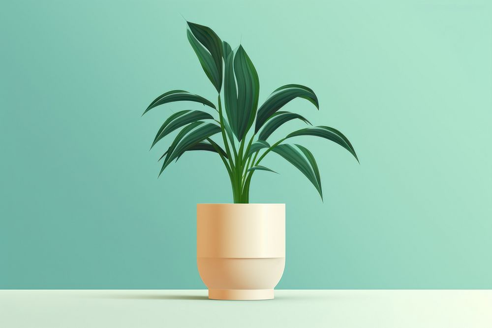 Plant vase leaf houseplant. AI generated Image by rawpixel.
