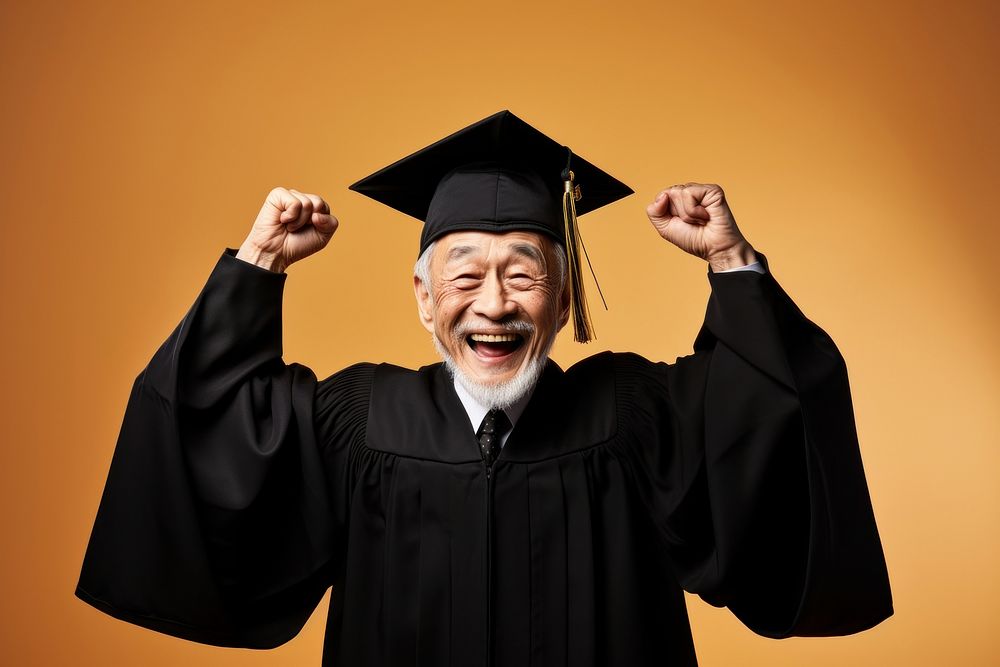 Graduation celebration adult happy. AI generated Image by rawpixel.