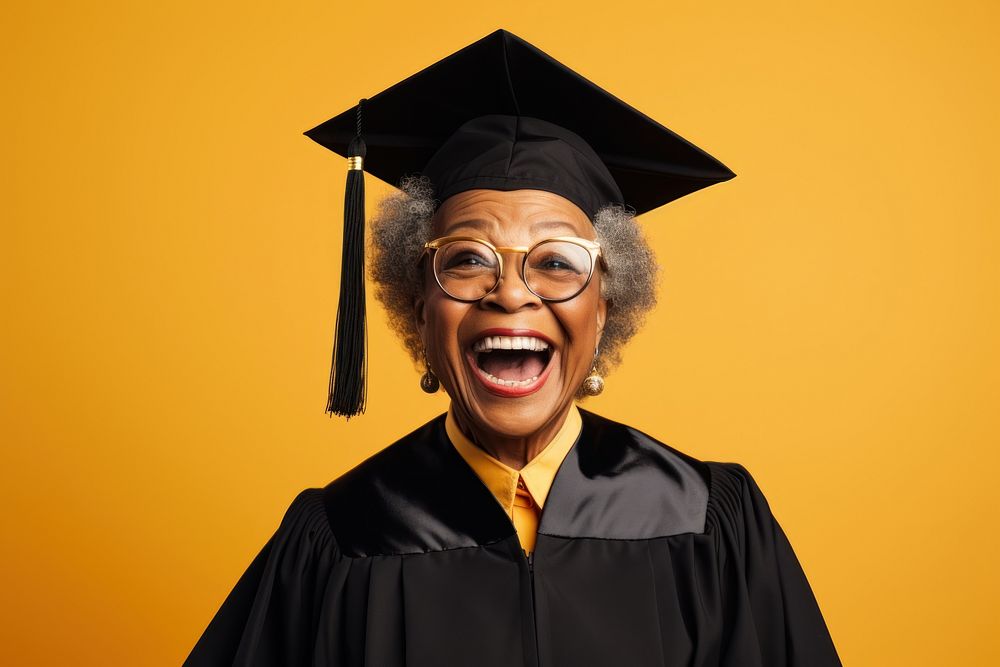 Graduation celebration laughing happy. AI generated Image by rawpixel.