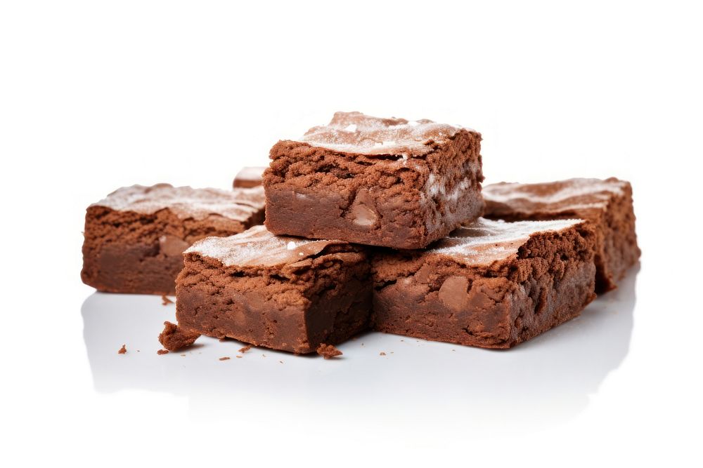 Confectionery chocolate dessert brownie. AI generated Image by rawpixel.