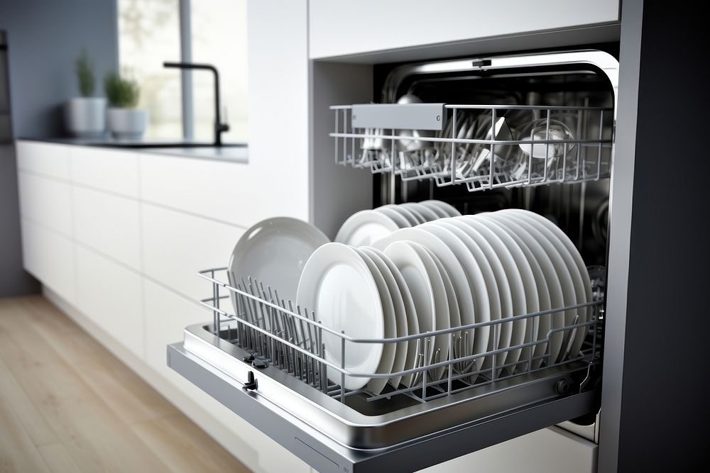 Dishwasher appliance housework radiator. AI generated Image by rawpixel.