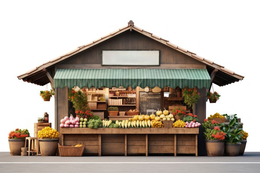 Outdoors market plant food. AI generated Image by rawpixel.