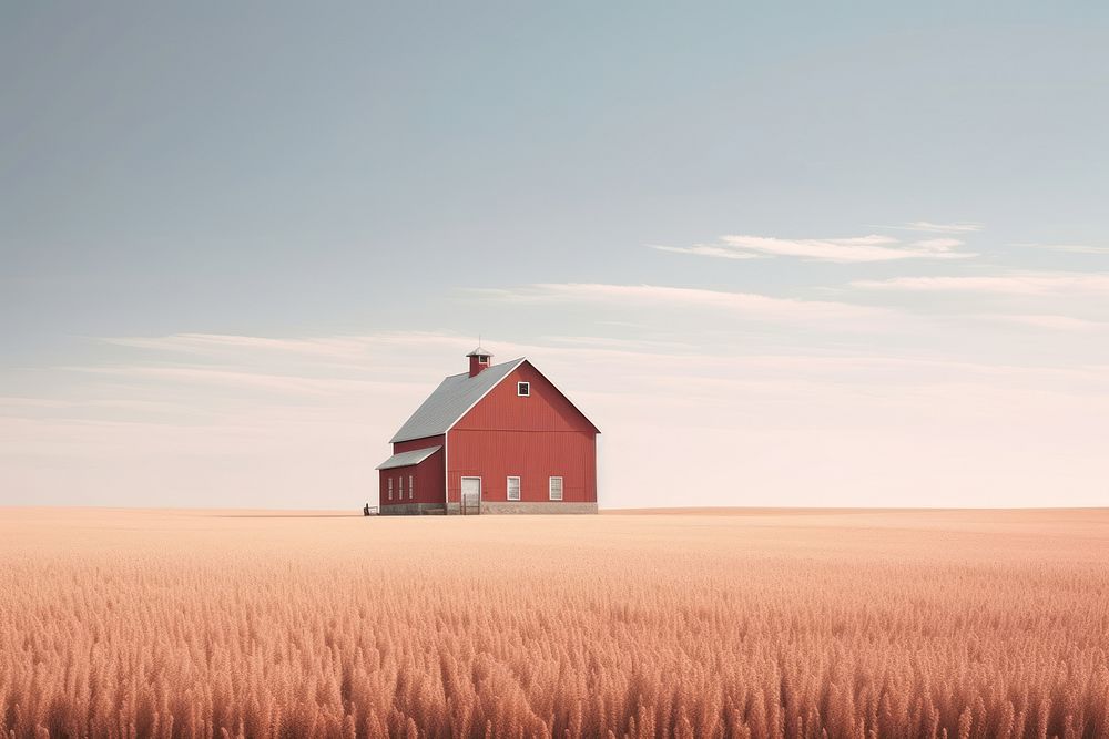 Outdoors farm architecture building. AI generated Image by rawpixel.