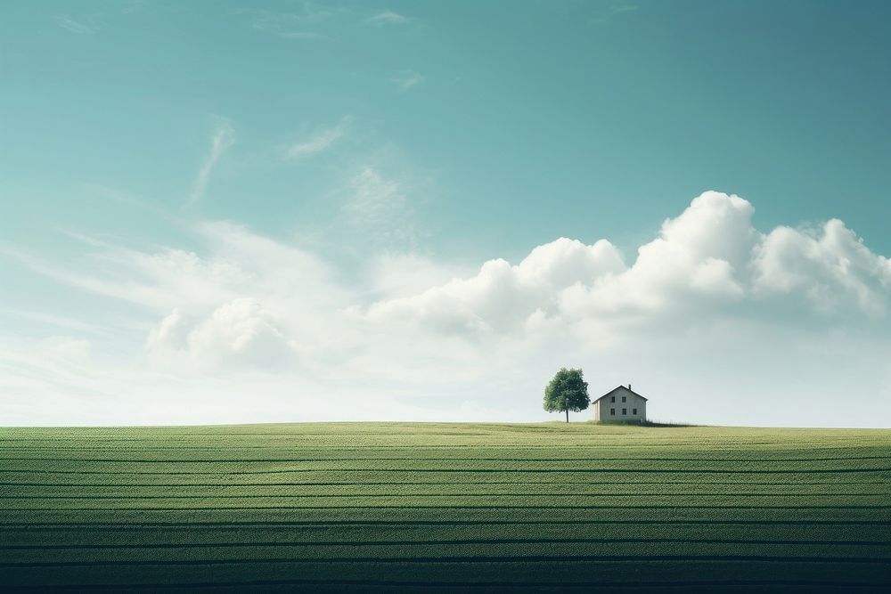 Outdoors landscape horizon nature. AI generated Image by rawpixel.