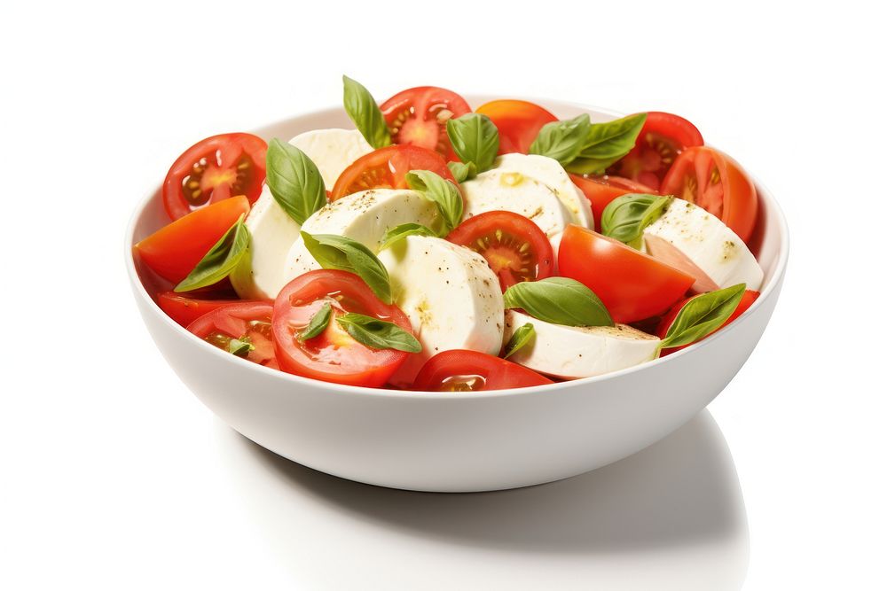 Insalata Caprese Italian food vegetable tomato plant. AI generated Image by rawpixel.