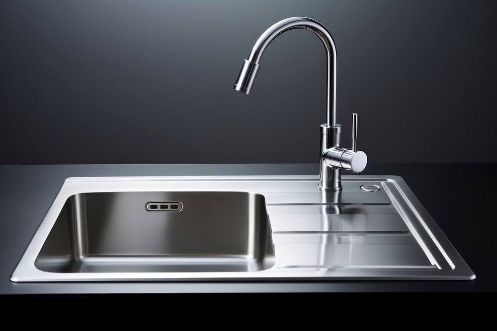 Sink kitchen tap kitchen sink. AI generated Image by rawpixel.