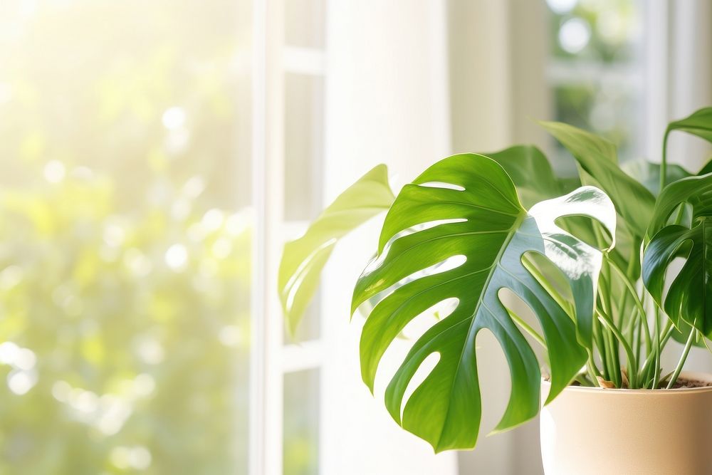 Window plant houseplant leaf. AI generated Image by rawpixel.