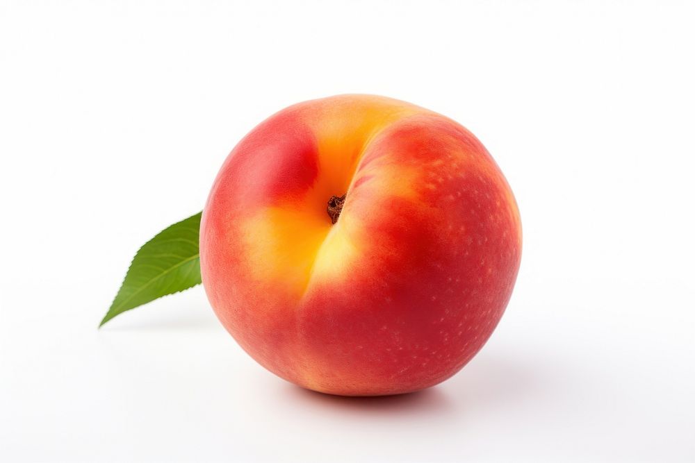 Nectarine peach apple fruit. AI generated Image by rawpixel.