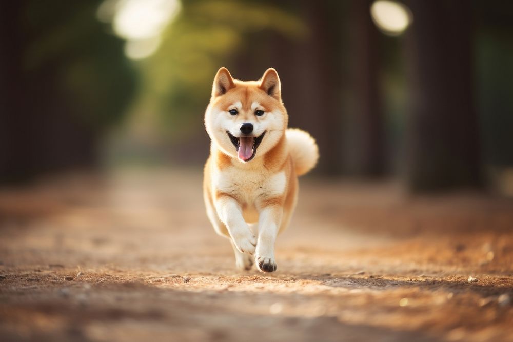 Running mammal animal dog. AI generated Image by rawpixel.