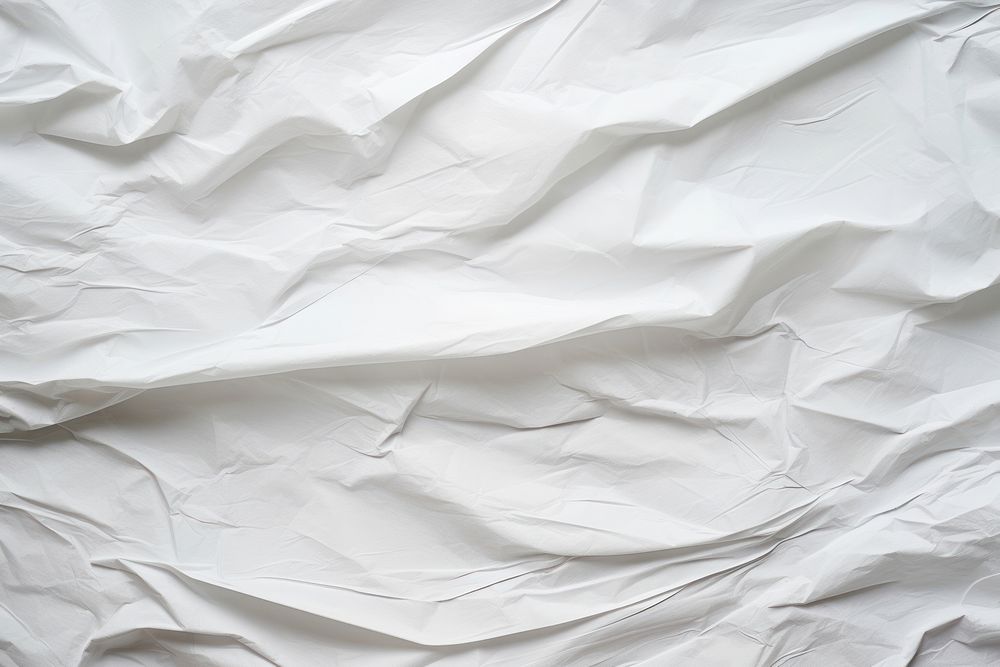 Paper white backgrounds crumpled. AI generated Image by rawpixel.