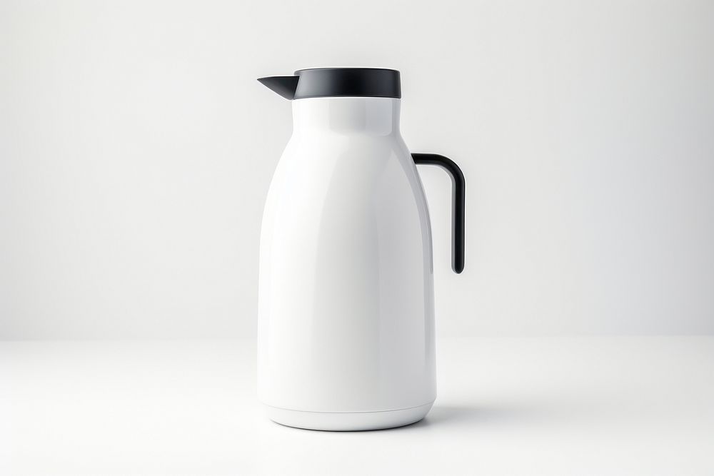 Jug tableware drink white. 