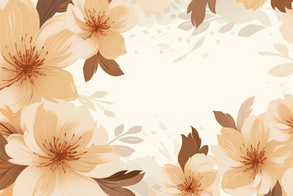 Backgrounds pattern flower plant. 