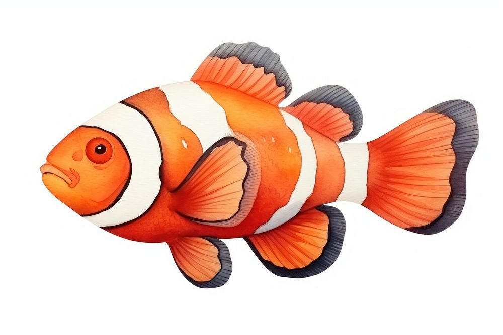 Fish animal pomacentridae amphiprion. AI generated Image by rawpixel.