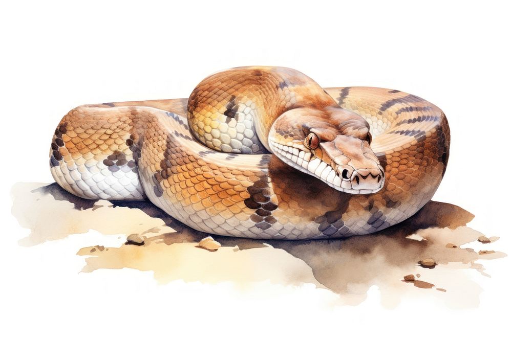 Cuban boa reptile animal snake. AI generated Image by rawpixel.