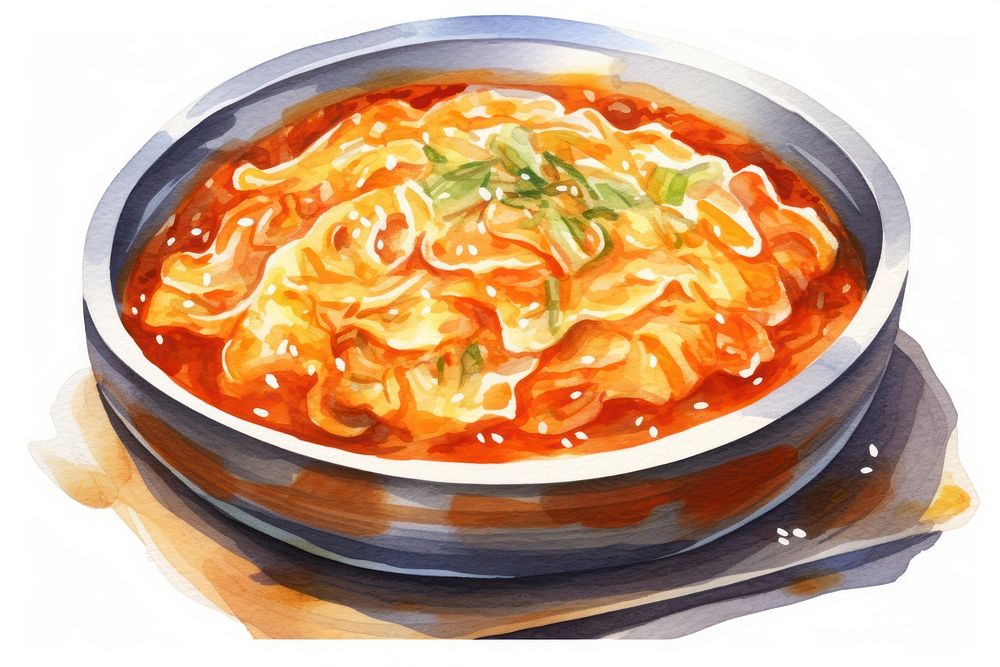 Food meal soup dish. AI generated Image by rawpixel.