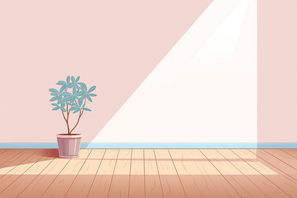 Floor plant wood architecture. AI generated Image by rawpixel.