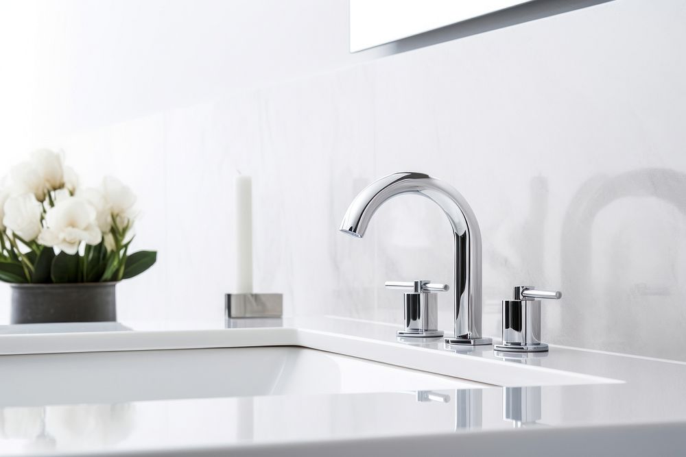 Sink bathroom faucet tap. AI generated Image by rawpixel.
