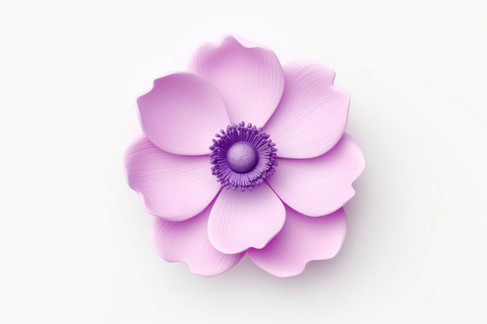 Flower blossom anemone petal. AI generated Image by rawpixel.