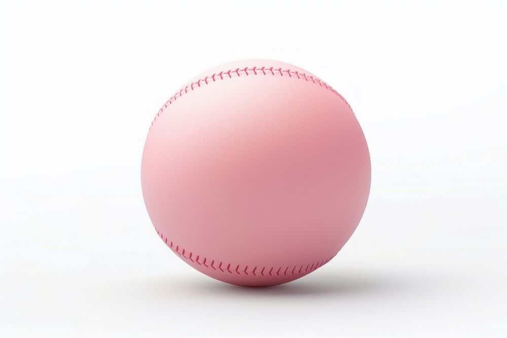 Baseball sphere sports white background. AI generated Image by rawpixel.