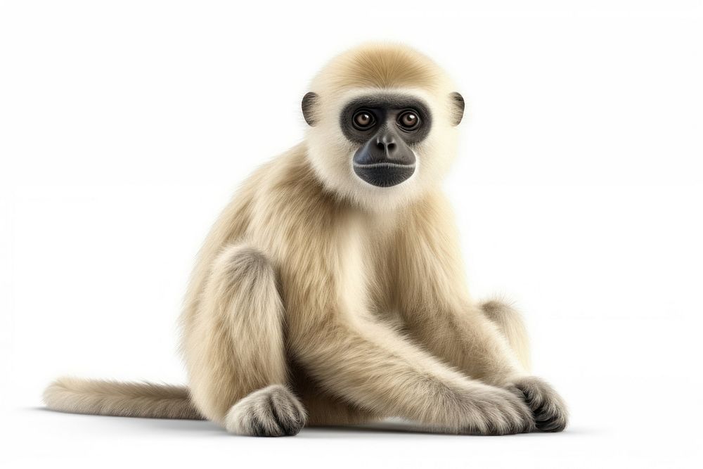 Monkey animal wildlife mammal. AI generated Image by rawpixel.