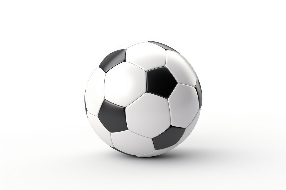 Football sports soccer white background. 