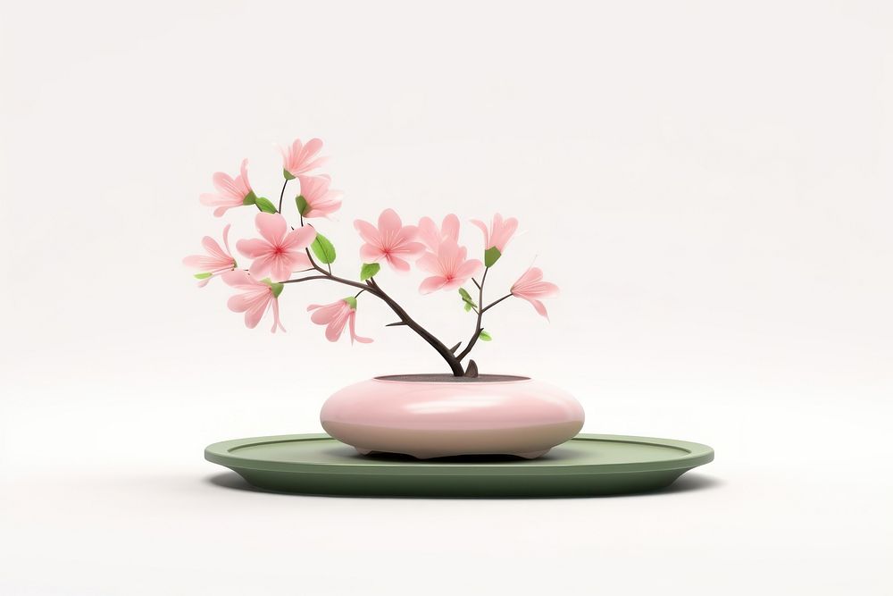 Blossom ikebana flower plant. AI generated Image by rawpixel.